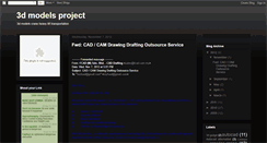 Desktop Screenshot of 3dmodels-project.blogspot.com
