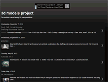 Tablet Screenshot of 3dmodels-project.blogspot.com