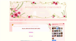 Desktop Screenshot of bolsasdecrochecomflores.blogspot.com