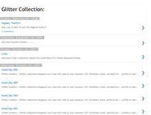 Tablet Screenshot of glitter-collections.blogspot.com