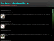 Tablet Screenshot of beadfingers.blogspot.com