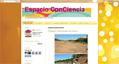 Desktop Screenshot of espacioconciencia.blogspot.com