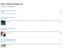 Tablet Screenshot of design-fairy-tattoos.blogspot.com