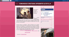 Desktop Screenshot of comunidadcristianaaposentoalto.blogspot.com