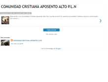 Tablet Screenshot of comunidadcristianaaposentoalto.blogspot.com