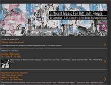 Tablet Screenshot of difficult-music.blogspot.com
