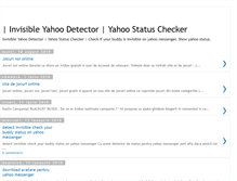 Tablet Screenshot of invisible-yahoo-detector.blogspot.com