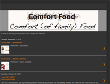 Tablet Screenshot of comfortoffamilyfood.blogspot.com