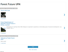 Tablet Screenshot of forestfutureupm.blogspot.com