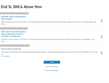 Tablet Screenshot of end-sl-dmca-abuse.blogspot.com