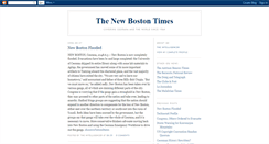 Desktop Screenshot of newbostontimes.blogspot.com