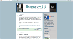 Desktop Screenshot of bungalow312.blogspot.com