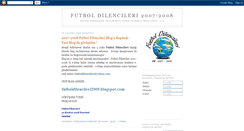 Desktop Screenshot of futboldilencileri2008.blogspot.com