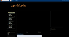 Desktop Screenshot of 24x7moviz.blogspot.com