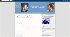 Desktop Screenshot of fratellipolemici.blogspot.com