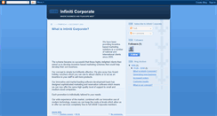 Desktop Screenshot of infiniticorp.blogspot.com