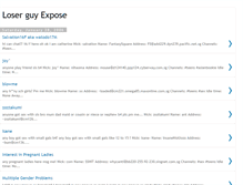 Tablet Screenshot of loserguyexpose.blogspot.com