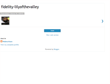 Tablet Screenshot of fidelity-lilyofthevalley.blogspot.com