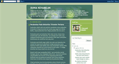 Desktop Screenshot of duniakehamilan.blogspot.com