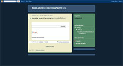 Desktop Screenshot of buscadorchilecompartecl.blogspot.com