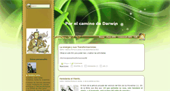 Desktop Screenshot of porelcaminodedarwin.blogspot.com