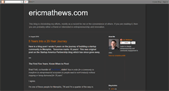 Desktop Screenshot of ericmathews.blogspot.com