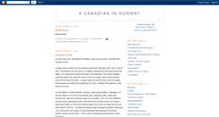 Desktop Screenshot of acanadianinnorway.blogspot.com