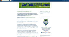 Desktop Screenshot of gosounders.blogspot.com