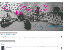 Tablet Screenshot of itsacharmedlifeblog.blogspot.com