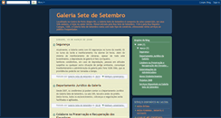 Desktop Screenshot of galeriasetedesetembro.blogspot.com
