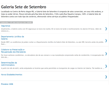 Tablet Screenshot of galeriasetedesetembro.blogspot.com