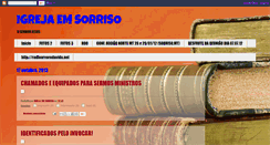 Desktop Screenshot of igrejaemsorriso.blogspot.com