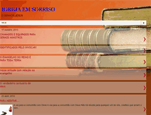 Tablet Screenshot of igrejaemsorriso.blogspot.com