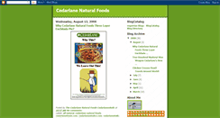 Desktop Screenshot of cedarlaneoholic.blogspot.com