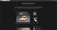 Desktop Screenshot of madeleinehayes.blogspot.com