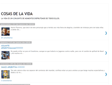 Tablet Screenshot of cosasdelavidaenestemundo.blogspot.com