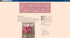 Desktop Screenshot of cindytayloroates.blogspot.com