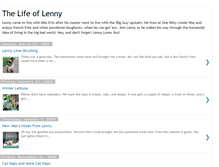 Tablet Screenshot of lennylovesyou.blogspot.com