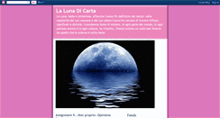 Desktop Screenshot of luna-lunadicarta.blogspot.com