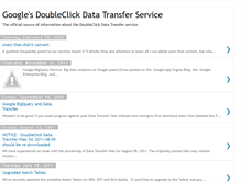 Tablet Screenshot of doubleclickdatatransfer.blogspot.com