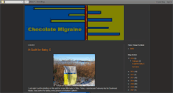 Desktop Screenshot of chocolatemigraine.blogspot.com