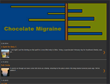 Tablet Screenshot of chocolatemigraine.blogspot.com