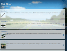 Tablet Screenshot of 102grow.blogspot.com