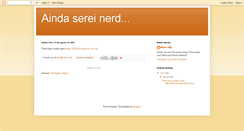 Desktop Screenshot of aindasereinerd.blogspot.com