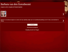 Tablet Screenshot of barbaravandeneerenbeemt.blogspot.com