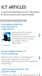 Mobile Screenshot of ictarticles.blogspot.com
