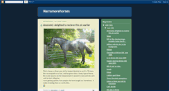 Desktop Screenshot of narramorehorses.blogspot.com