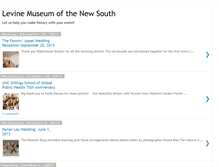 Tablet Screenshot of levinemuseum.blogspot.com