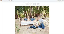 Desktop Screenshot of crowleyandfamily.blogspot.com