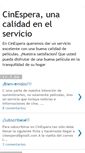 Mobile Screenshot of cinespera.blogspot.com